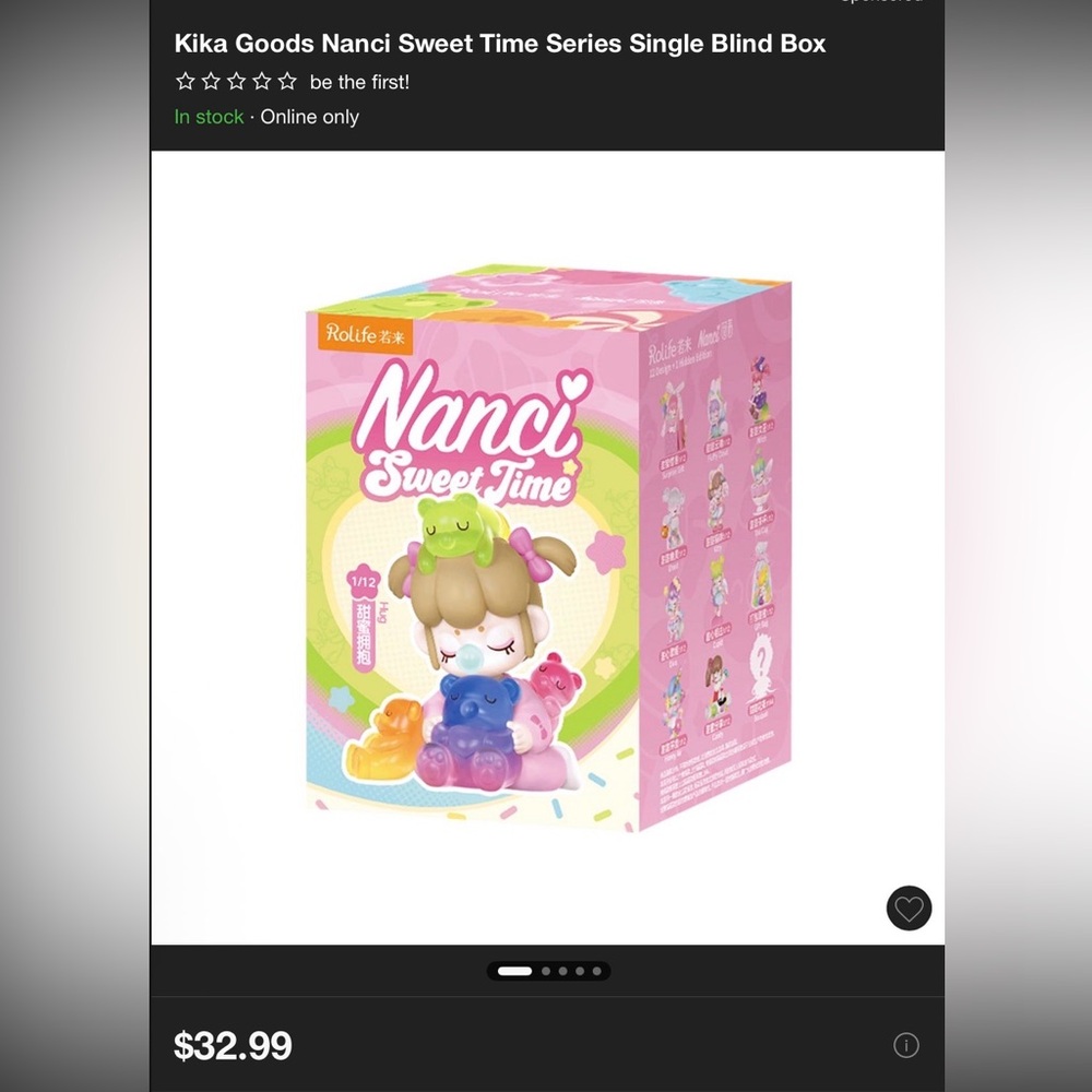 Kika Goods Nanci Sweet Time Series Single Blind Box